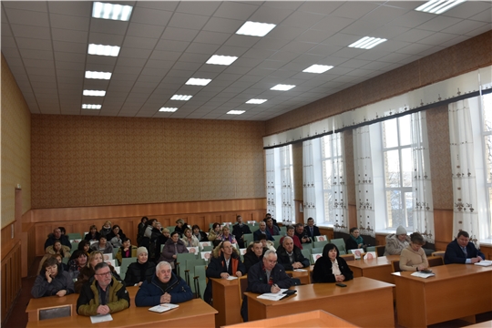 В администрации Козловского муниципального округа состоялось еженедельное совещание с руководителями