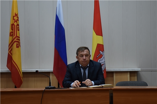 Глава Красноармейского муниципального округа Б.В. Клементьев провел еженедельное совещание