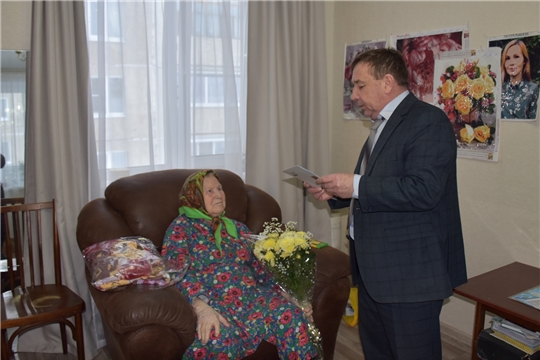 95-летний юбилей отметила жительница c. Красноармейского Григорьева Воля Илларионовна