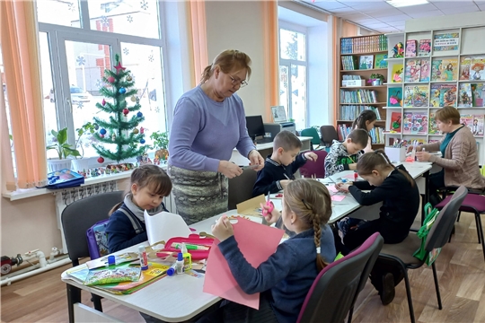 Творческий час «Ушастый символ года» в Красноармейской детской библиотеке