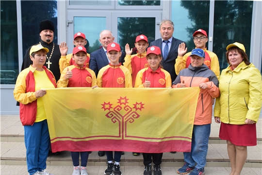 Команда Новоатайской школы отправилась защищать честь республики на Всероссийских спортивных соревнованиях «Президентские состязания»