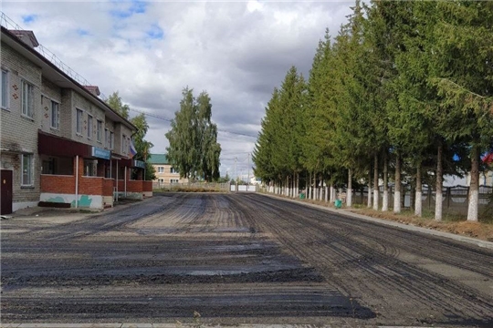 Территория Красночетайской районной больницы преображается