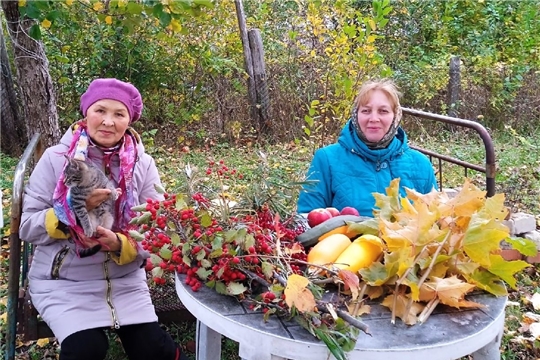 Осенние посиделки в Большеатменском СДК