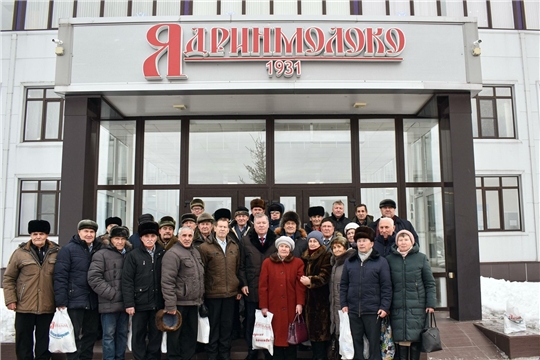 Ветераны АПК Красночетайского района побывали на предприятии «Ядринмолоко»