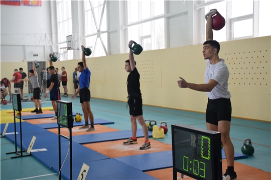 В Красночетайском муниципальном округе состоялось первенство Чувашской Республики по гиревому спорту
