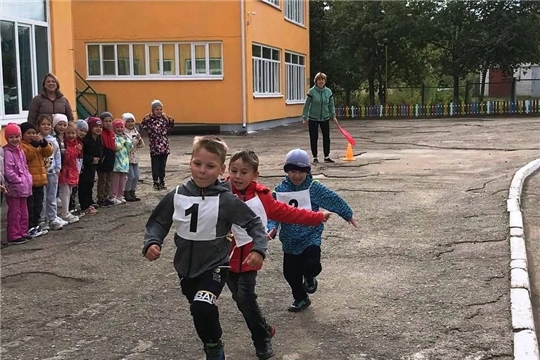 Легкоатлетический пробег в детском саду