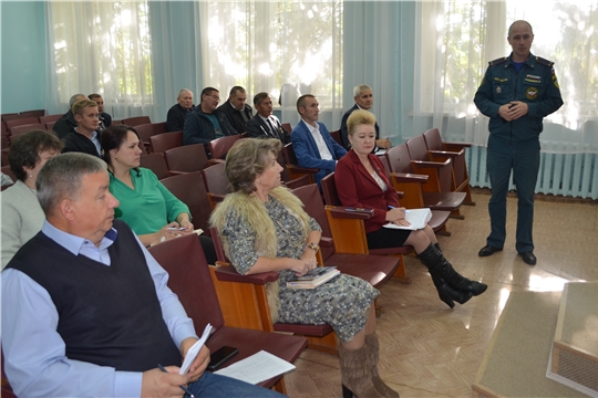 Рабочее совещание в администрации Мариинско-Посадского района
