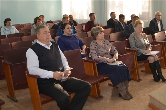 Рабочее совещание в администрации Мариинско-Посадского района