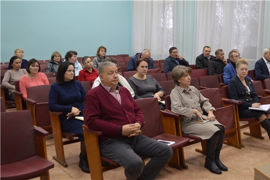 Рабочее совещание в администрации Мариинско-Посадского района