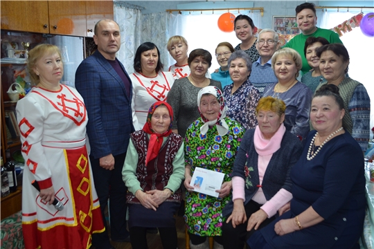 Жительница деревни Кугеево Нина Капитоновна Титова отметила 90-летний юбилей