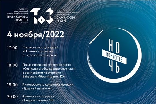 «НОЧЬ ИСКУССТВ — 2022» в Театре юного зрителя