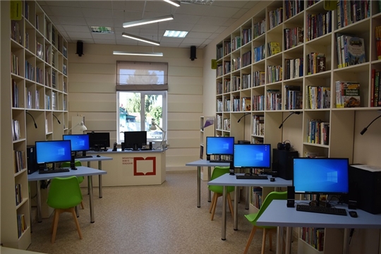 Преображенное пространство с  интерактивными технологиями в Большесундырской сельской библиотеке