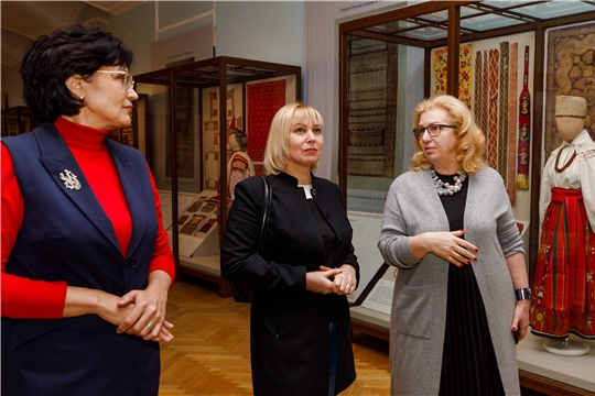 Светлана Каликова встретилась с директором Российского этнографического музея Юлией Купиной