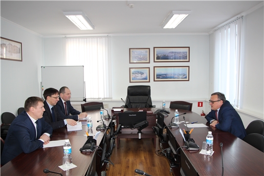 Деловая встреча с руководством чувашского филиала Газпромбанка 