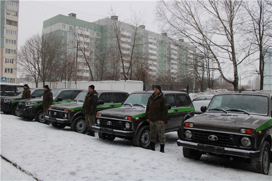 Автопарк охотничьих инспекторов Минприроды Чувашии пополнился на 5 патрульных автомобилей