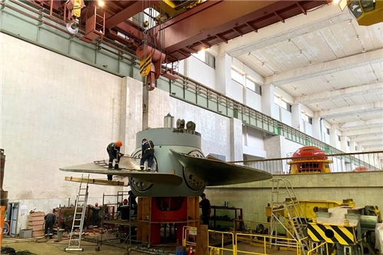 РусГидро модернизировало 16 из 18 гидротурбин Чебоксарской ГЭС