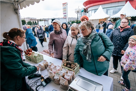 Сегодня в Чувашии заключительный день работы ярмарок "Дары осени"