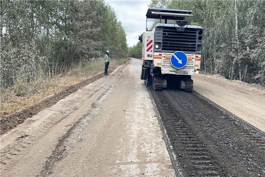 В Порецком районе приступили к восстановлению дороги, поврежденной при строительстве М-12