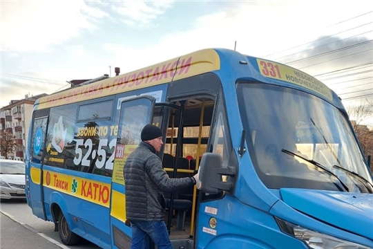На 331 маршрут  «Чебоксары — Новочебоксарск» вышли 10 автобусов среднего класса
