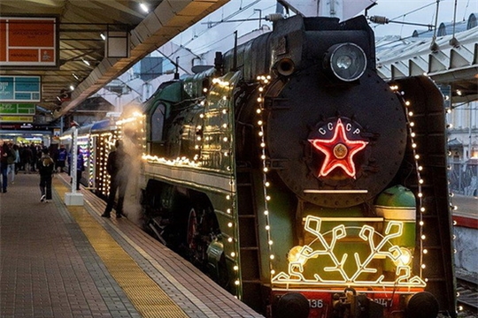 4 декабря в Чебоксары прибудет поезд Деда Мороза 