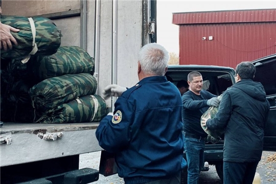 Чувашия продолжает поддержку своих воинов в учебных центрах