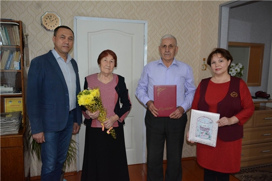 Супруги Николаевы из Вурнарского района отметили 50-летие совместной жизни