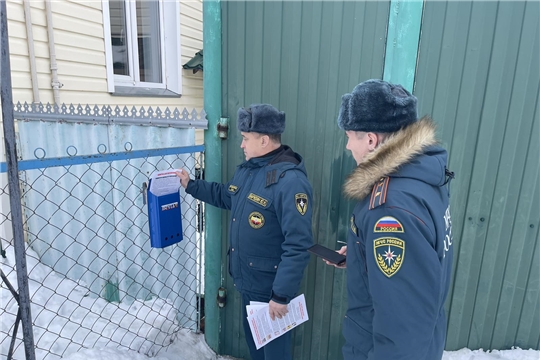 Профилактический рейд в жилом секторе по соблюдению требований пожарной безопасности