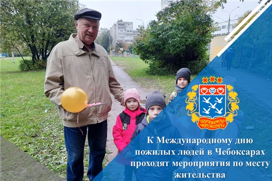 К Международному дню пожилых людей в Чебоксарах проходят мероприятия по месту жительства