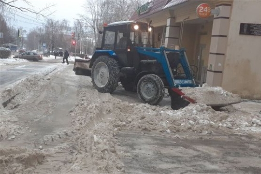 Сигналы от горожан: в Чебоксарах своевременно отреагировали на обращения по уборке снега