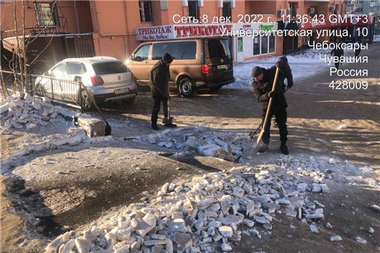 Виртуальная приемная: уборка снега и наледи в Чебоксарах – топ обращений декабря