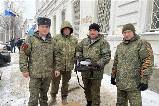 Доставили очередной груз мобилизованным