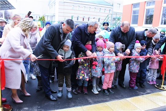 В столице Чувашии в микрорайоне Благовещенский открылся детский сад на 240 мест