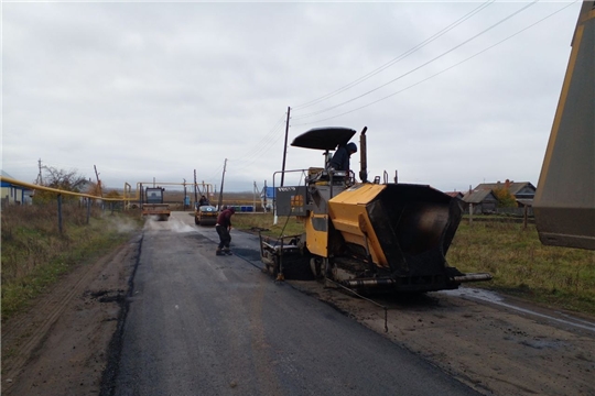 Ремонт дорог в Шемуршинском районе