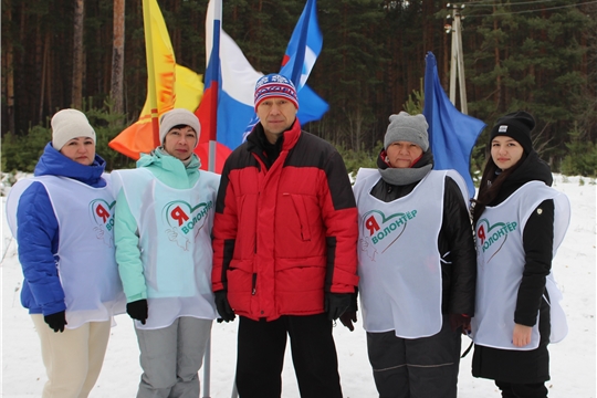 В Шемуршинском муниципальном округе состоялась лыжная эстафета в честь открытия зимнего спортивного сезона