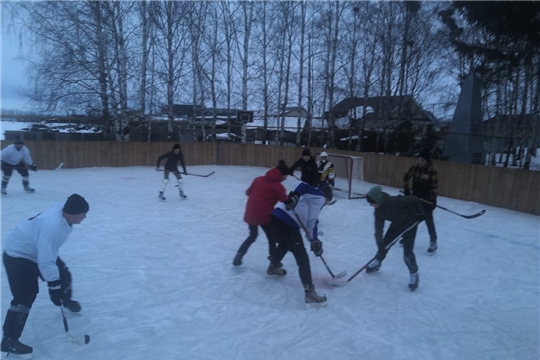 Хоккейный турнир в д. Большое Буяново