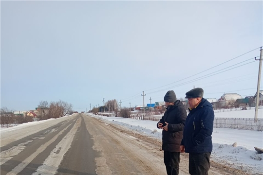 Глава Шемуршинского муниципального округа Александр Чамеев совершил очередной объезд автомобильных дорог округа