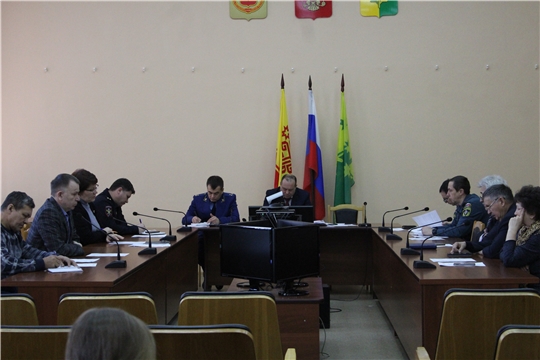 Глава Шемуршинского муниципального округа Александр Чамеев провел заседание КЧС и ОПБ