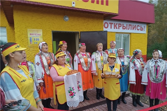 В д.Егоркино состоялось открытие магазина