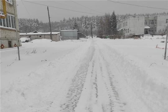 Уборка снега в Нижнекумашкинском сельском поселении