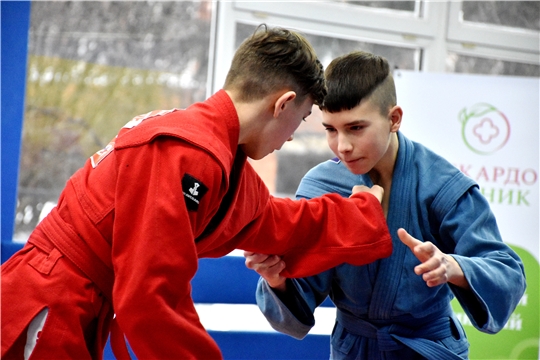 Юбилей СОШ № 2 и проекта «Самбо в школу» юные чебоксарцы отметили турниром