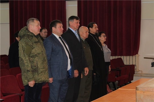 Отправка мобилизованных граждан Урмарского района на специальную военную операцию