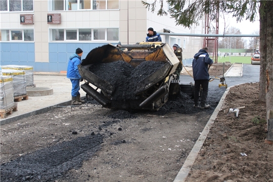 Благоустройство территории Дома спорта п. Урмары