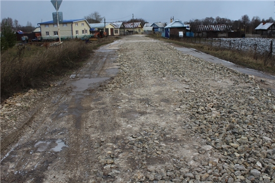 Ямочный ремонт районной автодороги «Урмары - Ковали – Нурлаты» (через село Ковали)