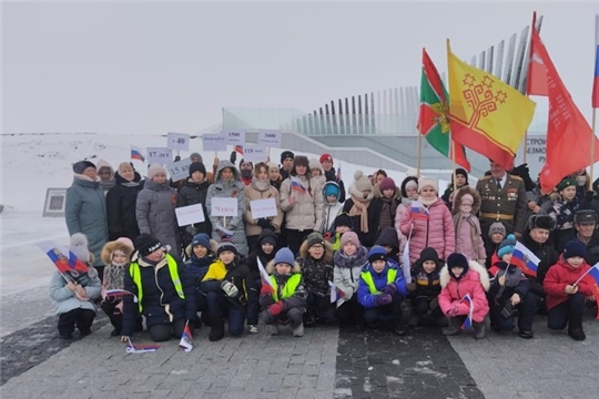 Учащиеся Синекинчерской и Шихабыловской основных школ участники памятного митинга