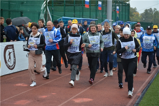 Жители Вурнарского района присоединились к Всероссийскому дню бега «Кросс нации»
