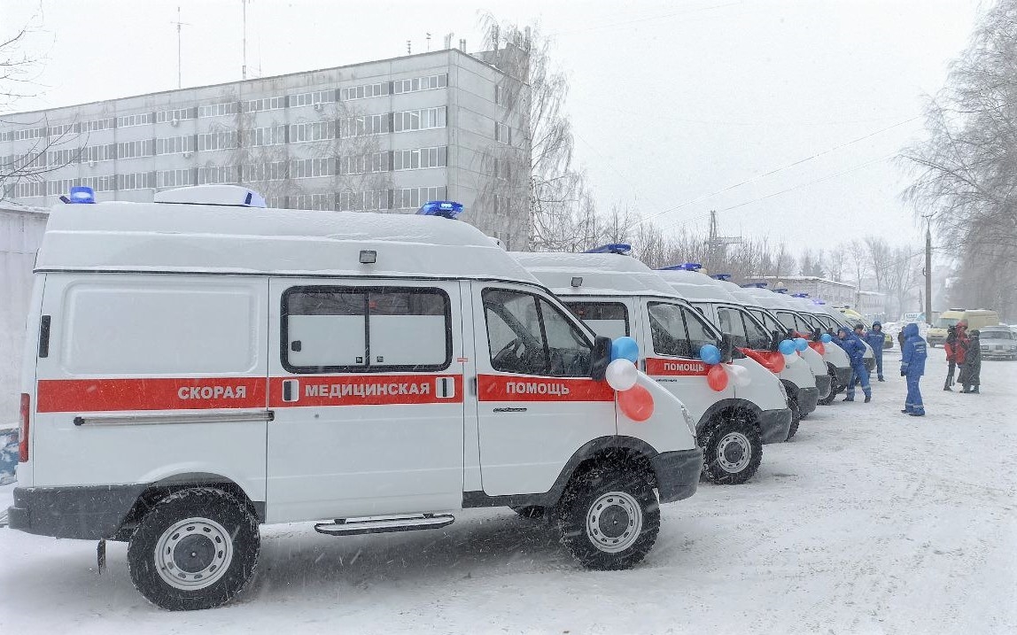 Подстанция скорой медицинской помощи г. Ядрин получила 2 автомобиля  «Соболь-Бизнес» | Ядринский муниципальный округ Чувашской Республики