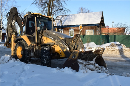 Информация о количестве техники, задействованной при уборке снега на территории Ядринского муниципального округа 19 января