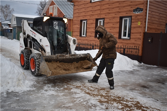 Информация о количестве техники, задействованной при уборке снега на территории Ядринского муниципального округа 20 января