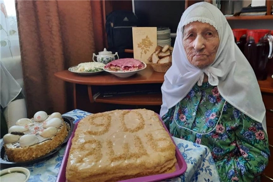 Батуллиной Сание исполнилось 90 лет