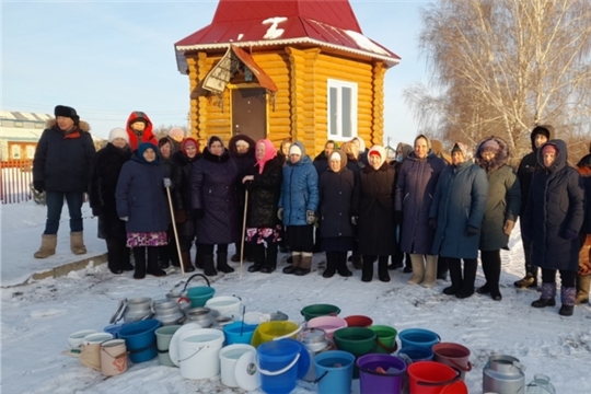 Праздник Крещения Господня в деревне Яманчурино